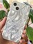 Apple iPhone 13 - 14 - 15 Uyumlu Kılıf Tüylü Hologram Kelebek Desenli Darbe Emici Kamera Korumalı Silikon 3