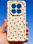 Xiaomi Redmi Note 14 Pro Kılıf Kamera Korumalı Dalga Kenarlı Kırmızı Kalp Desenli Silikon Kapak 7
