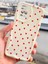 Xiaomi Redmi 10 2022 Kılıf Kamera Korumalı Dalga Kenarlı Kırmızı Kalp Desenli Silikon Kapak 6