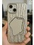 Apple iPhone 13/14 Uyumlu Kılıf Aynalı Dalga Tasarımlı Desenli Darbe Emici Kamera Korumalı Silikon Kapak 2