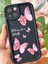Apple iPhone 13 Kılıf Yumuşak Dokulu Kelebek Desenli Yumuşak Kamera Korumalı Silikon Kapak 3