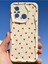 Xiaomi Redmi 12C Kılıf Kamera Korumalı Dalga Kenarlı Kırmızı Kalp Desenli Silikon Kapak 7
