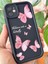 Apple iPhone 11 Kılıf Yumuşak Dokulu Kelebek Desenli Yumuşak Kamera Korumalı Silikon Kapak 5