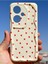 Oppo Reno 11F Kılıf Kamera Korumalı Dalga Kenarlı Kırmızı Kalp Desenli Silikon Kapak 7