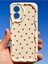 Oppo A38 Kılıf Kamera Korumalı Dalga Kenarlı Kırmızı Kalp Desenli Silikon Kapak 7