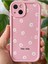 Apple iPhone 13 Kılıf Yumuşak Dokulu Papatya Desenli Yumuşak Kamera Korumalı Silikon Kapak 6