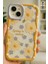 Apple iPhone 15 Uyumlu Kılıf Tasarımlı Desenli Kamera Korumalı Papatya Çiçek Renkli Silikon Kapak 1