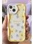 Apple iPhone 15 Uyumlu Kılıf Tasarımlı Desenli Kamera Korumalı Papatya Çiçek Renkli Silikon Kapak 5