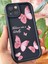 Apple iPhone 13 Kılıf Yumuşak Dokulu Kelebek Desenli Yumuşak Kamera Korumalı Silikon Kapak 4