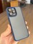 Apple iPhone 15 Pro Max Kılıf Kamera Çıkıntılı Kenarı Renkli Arkası Şeffaf Hassas Butonlu Kapak 6
