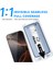 Apple iPhone 12 Pro Max Uyumlu Kolay Uygulama Aparatlı Siyah Çerçeveli Tam Kapatan Cam Ekran Koruyucu 5