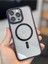Apple iPhone 15 Pro Max Kılıf Kamera Çıkıntılı Margsafe Wireless Şarj Destekli Kenarı Renkli Hassas Butonlu Kapak 7