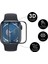 Apple Watch Series 10 42MM Uyumlu Tam Kaplayan Kavisli Siyah Çerçeveli Saat Ekran Koruyucu 2
