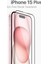 Apple iPhone 15 Plus Uyumlu Kolay Uygulama Aparatlı Siyah Çerçeveli Tam Kapatan Cam Ekran Koruyucu 2