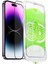 Apple iPhone 14 Pro Uyumlu Kolay Uygulama Aparatlı Siyah Çerçeveli Tam Kapatan Cam Ekran Koruyucu 1