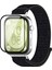 Huawei Watch Fit 3 Uyumlu Tam Kaplayan Kavisli Siyah Çerçeveli Pet Saat Ekran Koruyucu 1