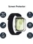 Huawei Watch Fit 3 Uyumlu Tam Kaplayan Kavisli Siyah Çerçeveli Pet Saat Ekran Koruyucu 2