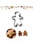 3 Adet Farklı Boy Gingermen Kurabiye Adam Kalıbı 4