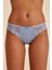 Paris Gri Mavi Dantelli Slip Külot 4