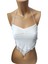 Beyaz Askılı Bluz, Büstiyer, Askılı Büstiyer Bulu, Crop Bluz, Şifon Crop Bluz 1