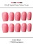 Tekrar Kullanılabilir El Yapımı Protez Takma Tırnak TT1266 - Cotton Blush - 10'lu 1
