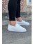 WG061 Beyaz Triko Babet Erkek Casual Ayakkabı 3