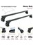 For Nissan Qashqai J12 2022-2025 Oluksuz Üst Tavan Portbagaj Taşıyıcı Ara Atkısı Toros Serisi Pro 4 Siyah 2