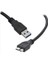 30CM - USB 3.0 HDD Harddisk Kablosu - USB 3.0 A Erkek To Micro B Erkek Kablo - Siyah 2