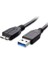 30CM - USB 3.0 HDD Harddisk Kablosu - USB 3.0 A Erkek To Micro B Erkek Kablo - Siyah 3