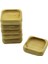6 Adet 9X9CM Kare Ahşap Bambu Çerezlik - Lokumluk Kase Derinlik: 1.8cm (4887) 1