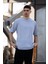 Unisex Pamuk Bisiklet Yaka Oversize Boyfriend T-Shirt 2