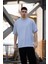 Unisex Pamuk Bisiklet Yaka Oversize Boyfriend T-Shirt 3