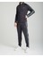 Antrasit Slim Fit Şeritli Eşofman Takımı 2