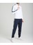 Slim Fit Beyaz Şeritli Eşofman Takımı 4