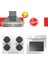 & Candy Nerotta Ankastre Set ( HON100W Beyaz + CVG6WW + HCH6MXTK Inox ) 1