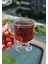 4 Adet Ayaklı Cam Bardak - Kulplu Çay Kahve Sunum Bardağı 180 ml 2
