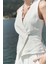 Nagmetah Sırt Pencereli Ekru Yelek Pantolon Takım 7