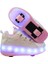 4 Tekerlekli USB Şarj Edilebilir LED Işıklı Paten (Yurt Dışından) 1