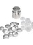 KLİNKSHOP Kumaş Kaplamalı Düğme 28 BOY 18 mm Kendin Yap Kiti, Gömlek, elbise ve Giyim İçin Çekiçle Uygulama Aparatları ve 100 Adet Kapsol Düğme Takım 6