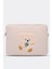 Teddy Bear Laptop Kılıfı 13" & 14" Inç Uyumlu Bej 3