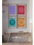 4'lü Set Aura Collection Çerçevesiz Tablo Çerçevesiz Poster Modern Poster Dekoratif Poster 1
