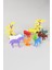 Elite Toy Play 12 Parça Renkli Mini Çiftlik Hayvanları Figür Seti 4-6 cm SKU676 1 Adet 5