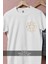 Oversize Gold Atom Çekirdeği Cep Tasarımlı Unisex T-Shirt 2