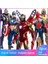 Marvel Avengers 7 Inç Çelik Örümcek Adam Bebek Süsü Oyuncak Kaptan Amerika (Yurt Dışından) 2