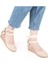 Gerçek Elişi Arkası Açık Geniş Ipli Dolgu Topuk Keten Kadın Espadril Handmade 2
