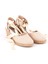 Gerçek Elişi Arkası Açık Geniş Ipli Dolgu Topuk Keten Kadın Espadril Handmade 4