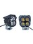 Offroad Sis Lambası 7.8 x 7.8 x 7.1cm Kırmızı Gündüz Ledli Çakarsız 12-60V Set 2