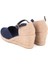 Gerçek Elişi Hasır Dolgu Topuk Keten Hasır Kadın Espadril Handmade 5