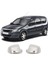 Dacia Logan Mcv Uyumlu 2006-2013 Krom Ayna Kapağı 2 Parça Paslanmaz Çelik 1