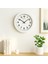 Brook Beyaz Çerçeve Modern Duvar Saati 242055 1